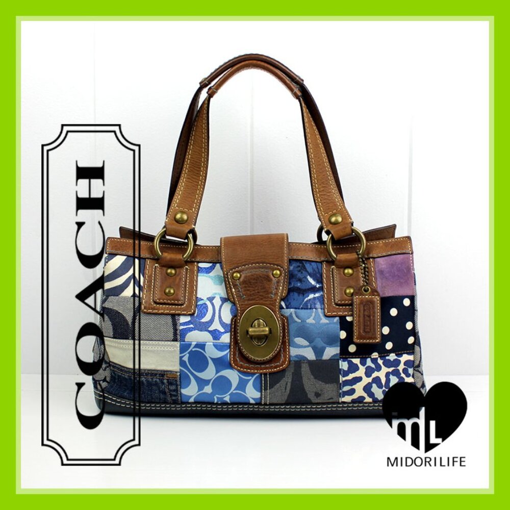 COACH Legacy Patchwork Shoulder Bag Satchel